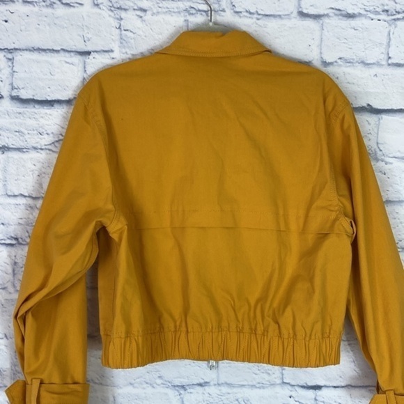 Phillip Lim 3.1 Trench Bomber marigold yellow jacket 8 NWT - Picture 4 of 8
